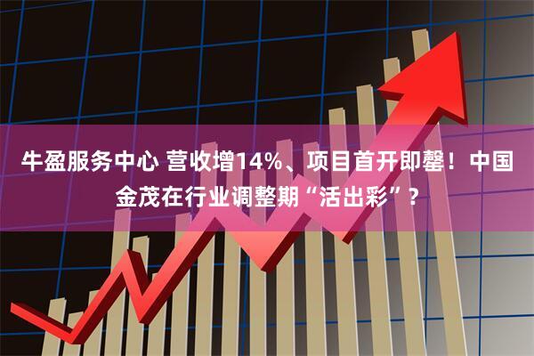 牛盈服务中心 营收增14%、项目首开即罄！中国金茂在行业调整期“活出彩”？